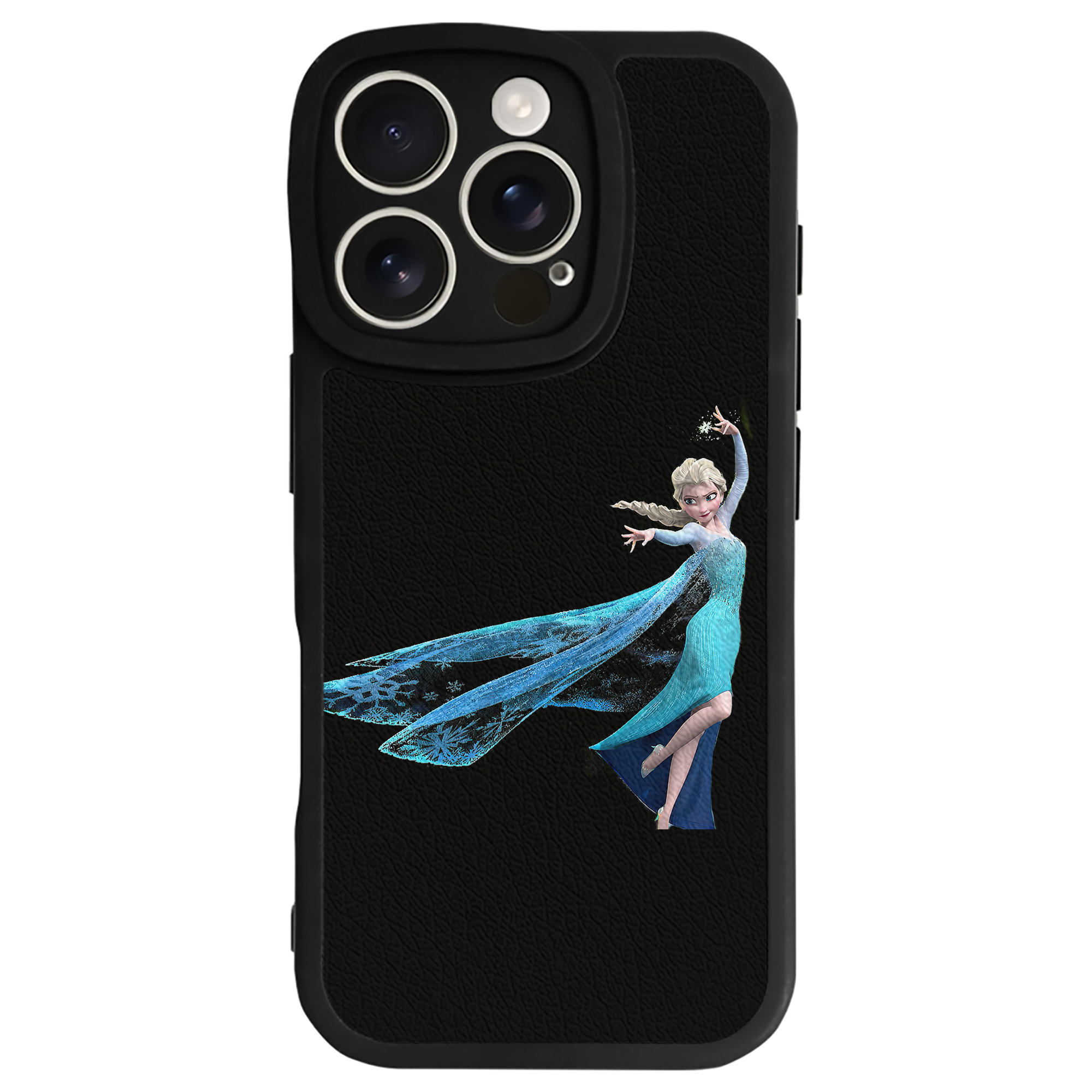 （画像用） アナと雪の女王 アンナ エルサ Frozen Anna Elsa 【iPhone 16シリーズ対応】シリコンスマホケース（レザー調） 材質：シリコン